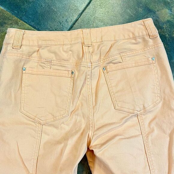 Chico’s Orange Cropped Platinum Denim Ultimate Fit Size 1, 8 - Picture 10 of 11
